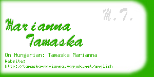 marianna tamaska business card